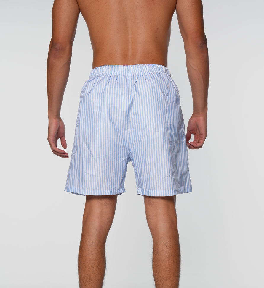[PRE-ORDER] Light blue striped swim short